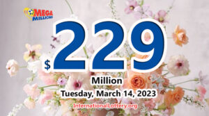 谁会在2023年3月14日赢得2.29亿美元的Mega Millions头奖呢？