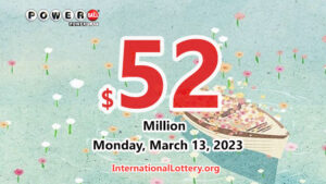 第二名奖品属于 Powerball 玩家；奖池累积至 5200 万美元。